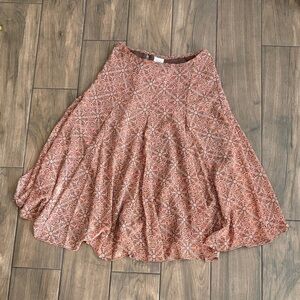 Floral Patterned Skirt in Pink